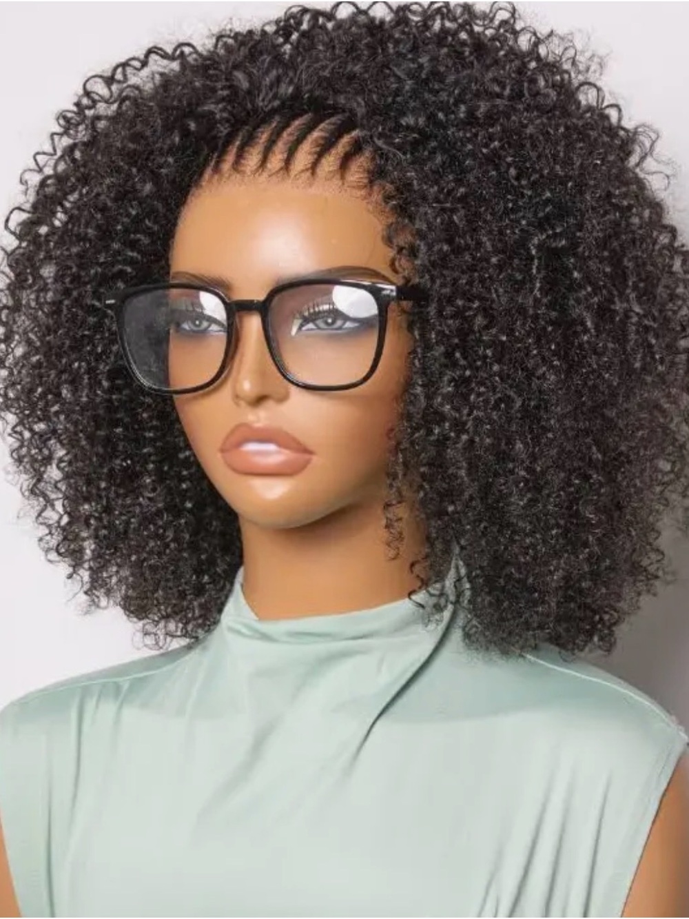 Afro kinky 22” half wig 100% human hair